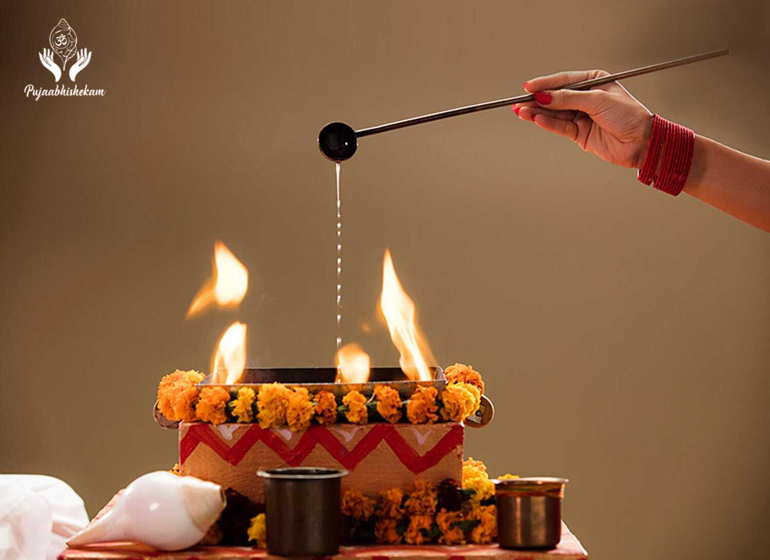 Sacred Grah Shanti ritual ceremony conducted by pandit ji offering Kundli Milan and jyotish services